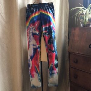 Unicorn/Robot T-Rex leggings